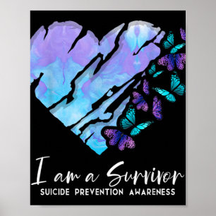 I Am A Survivor Suicide Prevention Awareness _3  Poster