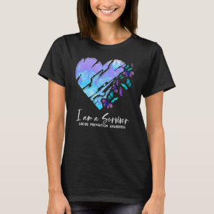 I Am A Survivor Suicide Prevention Awareness Heart T-Shirt