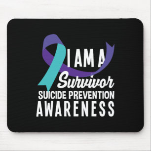 I Am A Survivor Suicide Prevention Awareness Mouse Pad