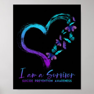 I Am A Survivor Suicide Prevention Awareness Poster