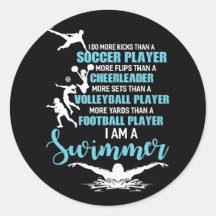 I Am A Swimmer Do More Kicks Than A Soccer Player