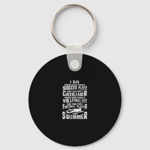 I Am A Swimmer Funny Swimming Pool Swim Lover Gift Key Ring