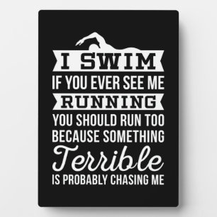 I Am A Swimmer Plaque