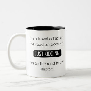 I am a travel addict 325 ml  Mug