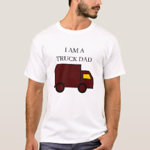 I am a Truck Dad "Brown Truck" - Black Text