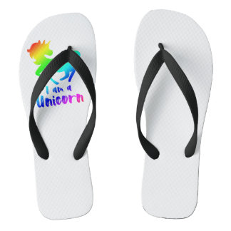 I am a Unicorn – Magical Rainbow Design Thongs