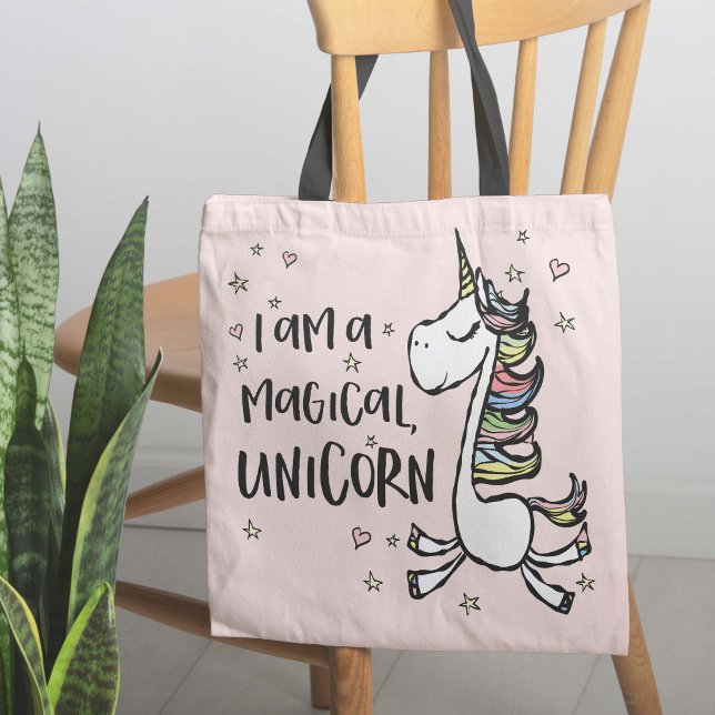 I Am A Unicorn Tote Bag (Every dreamer needs their own mythical unicorn tote bag! )