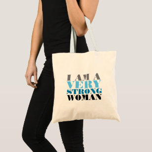 I Am a Very Strong Woman Book  Tote Bag