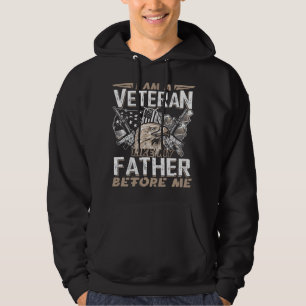 I Am A Veteran Like My Father Before Me Christmas  Hoodie
