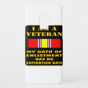 I Am A Veteran My Oath Of Enlistment Has No Expire Case-Mate Samsung Galaxy S9 Case