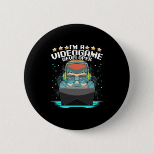 I Am A Video Game Developer 6 Cm Round Badge