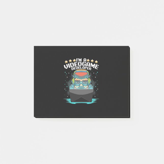 I Am A Video Game Developer Post-it Notes (Front)