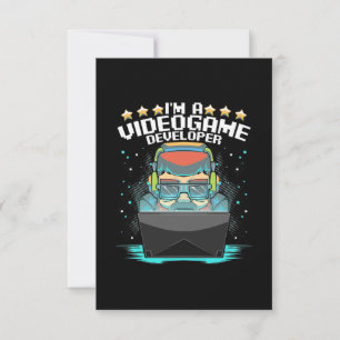 I Am A Video Game Developer RSVP Card