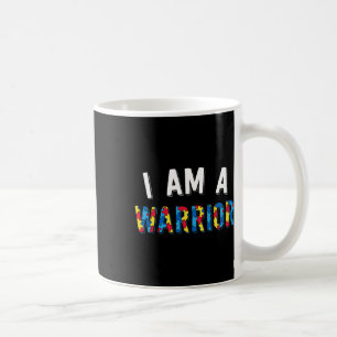 I Am A Warrior Autism Family Puzzle Autism Awarene Coffee Mug