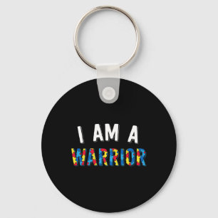 I Am A Warrior Autism Family Puzzle Autism Awarene Key Ring