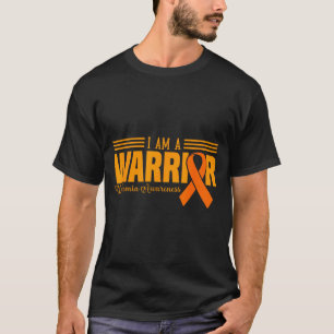 I Am A Warrior Funny Leukemia Blood Cancer Awarene T-Shirt