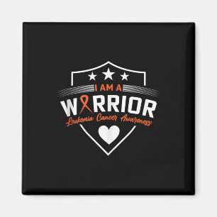 I Am A Warrior Leukaemia Cancer Awareness Tank Top Magnet