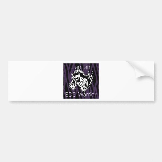 I am a warrior.png bumper sticker (Front)