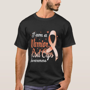 I Am A Warrior Rsd Crps Awareness Orange Ribbon  T-Shirt