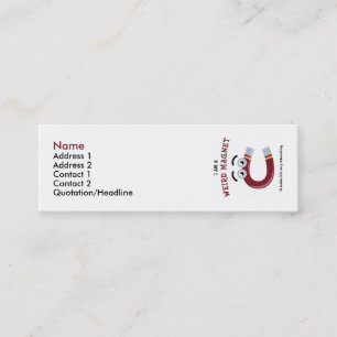 I Am a Weird Magnet Profile Card Template