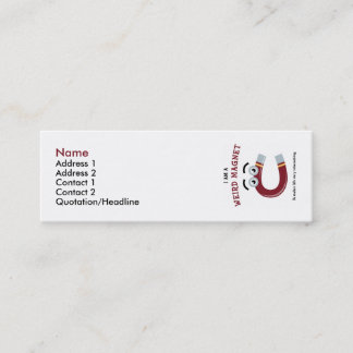 I Am a Weird Magnet Profile Card Template