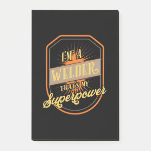 I Am A Welder Post-it Notes