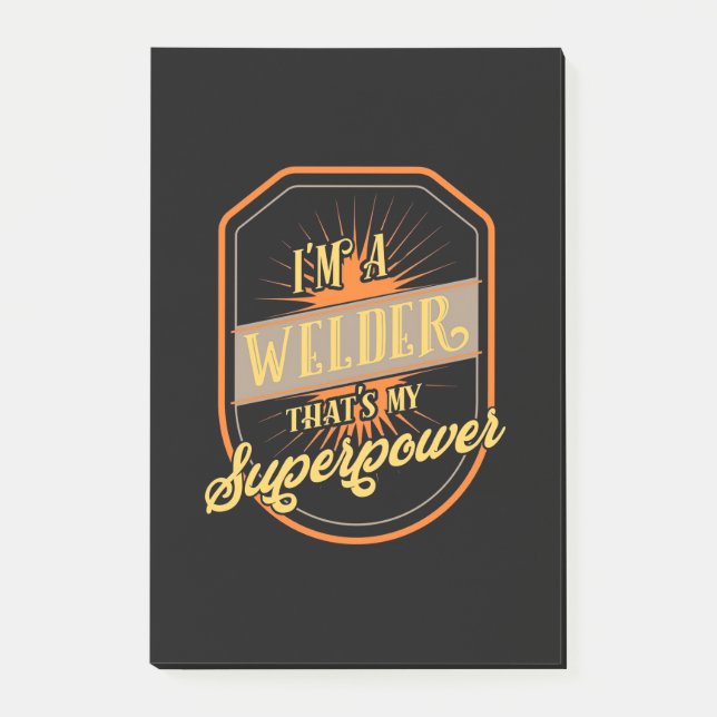 I Am A Welder Post-it Notes (Front)
