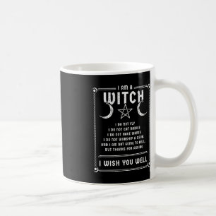 I Am A Witch Wicca Halloween Pagan Costume   Coffee Mug
