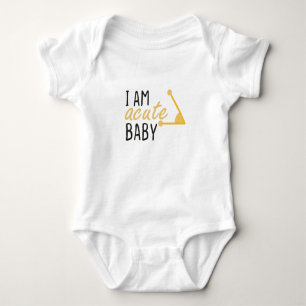 I am Acute Baby Yellow, Math Baby,New Mum Gift  Baby Bodysuit