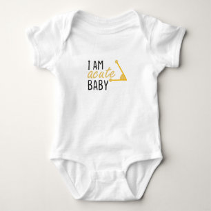 I am Acute Baby Yellow, Math Baby,New Mum Gift  Bodysuit
