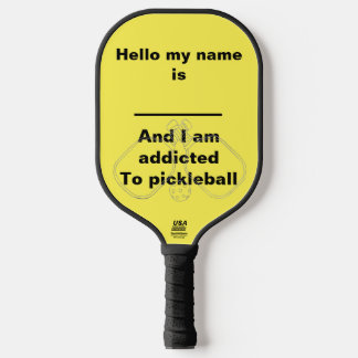 I am addicted to pickleball paddle