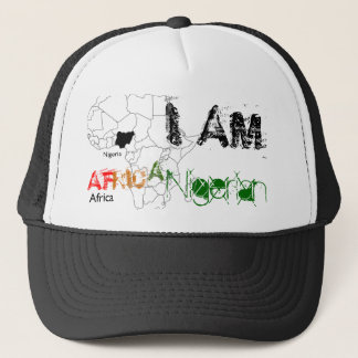 I AM , AF, RIC, A, Nigerian Trucker Hat