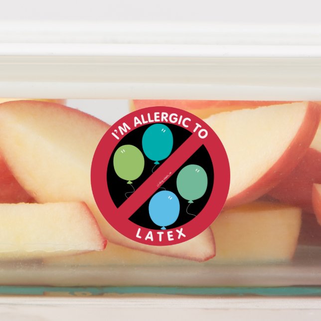 I Am Allergic To Latex Kids Allergy (Affixed)