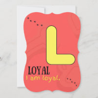 I AM ALPHABET L AFFIRMATION CARD FOR KIDS