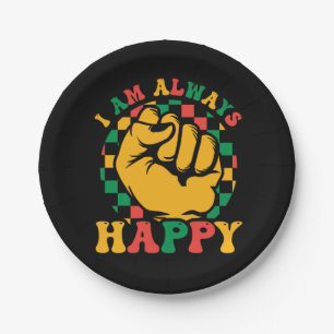 i_am_always_happy_01 paper plate