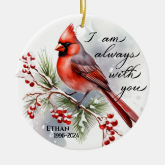 I am always with you ceramic ornament