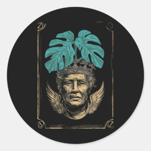 I Am America Classic Round Sticker
