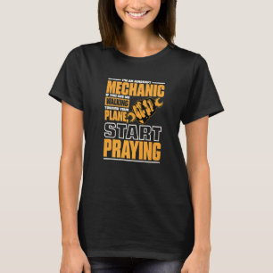 I Am An Aircraft Mechaninc Aeroplane and Aviation T-Shirt