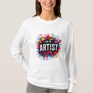 I am an artist painter Drawing Art teacher T-Shirt