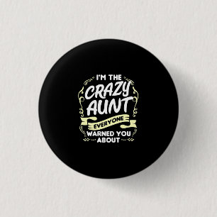 I Am An Aunt 3 Cm Round Badge