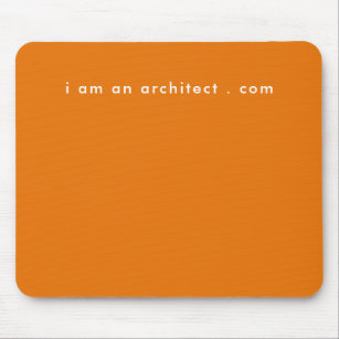 I Am Architect Your Website Address Simple Modern Mouse Pad