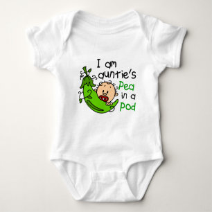 I Am Auntie's Pea In A Pod Baby Bodysuit
