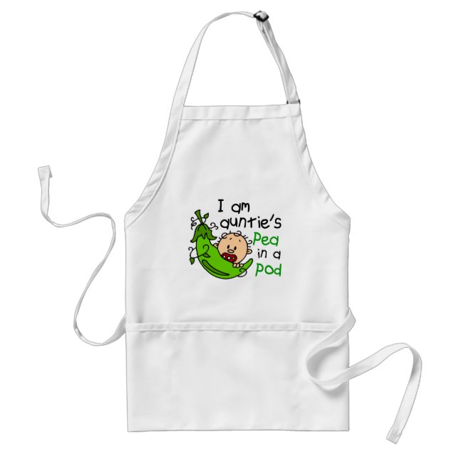 I Am Auntie's Pea In A Pod Standard Apron (Front)
