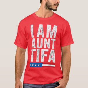 I Am Auntifa graphic girl T-Shirt
