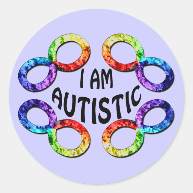 I Am Autistic Stickers (Front)