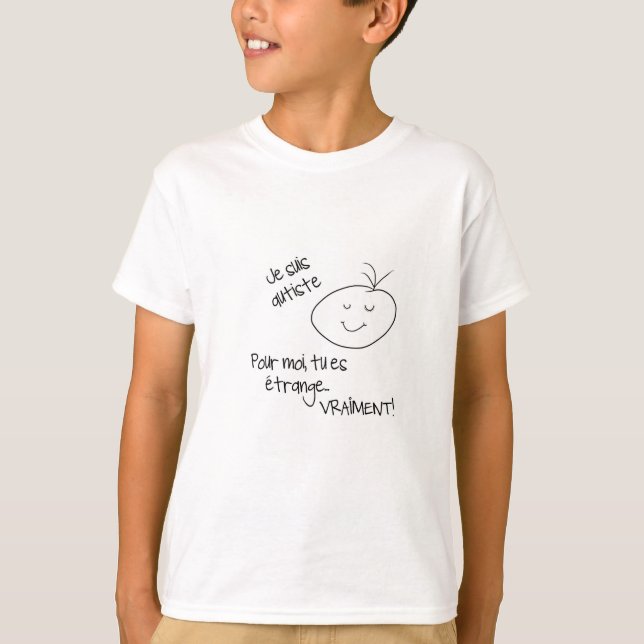 I am autistic T-shirt (Front)