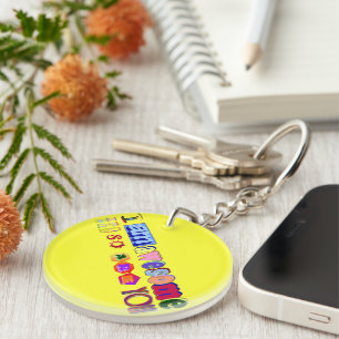 I am Awesome Key Ring