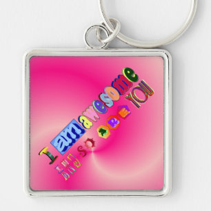 I am Awesome Keychain