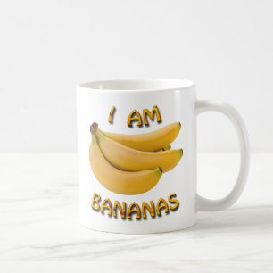 I Am Bananas Classic White Coffee Mug