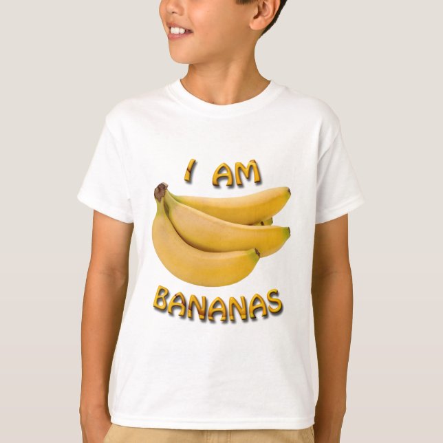 I Am Bananas Kid's T Shirt (Front)